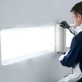 600mm x 100m Film de protection des éclairages cabine de peinture